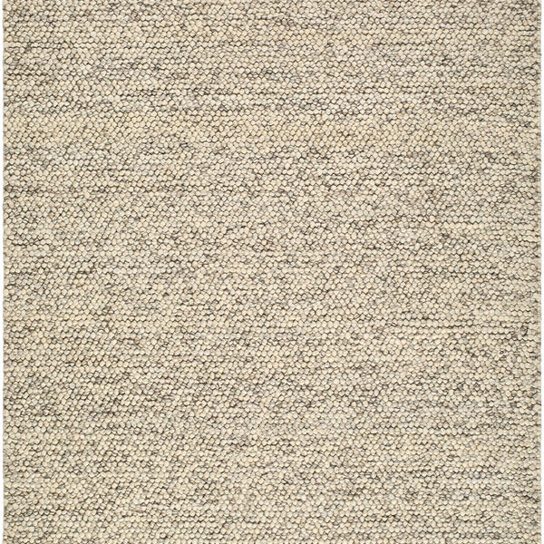 Clayne Beige & Charcoal Premium Wool Area Rug