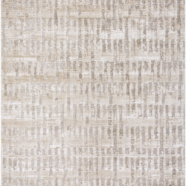 Chelle Beige Shag Area Rug - Clearance