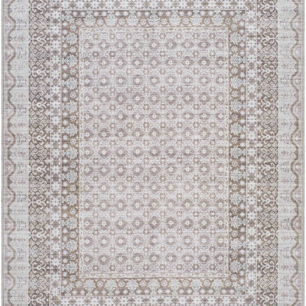 Rainier Brown Washable Rug | Our PNW Home X Livabliss
