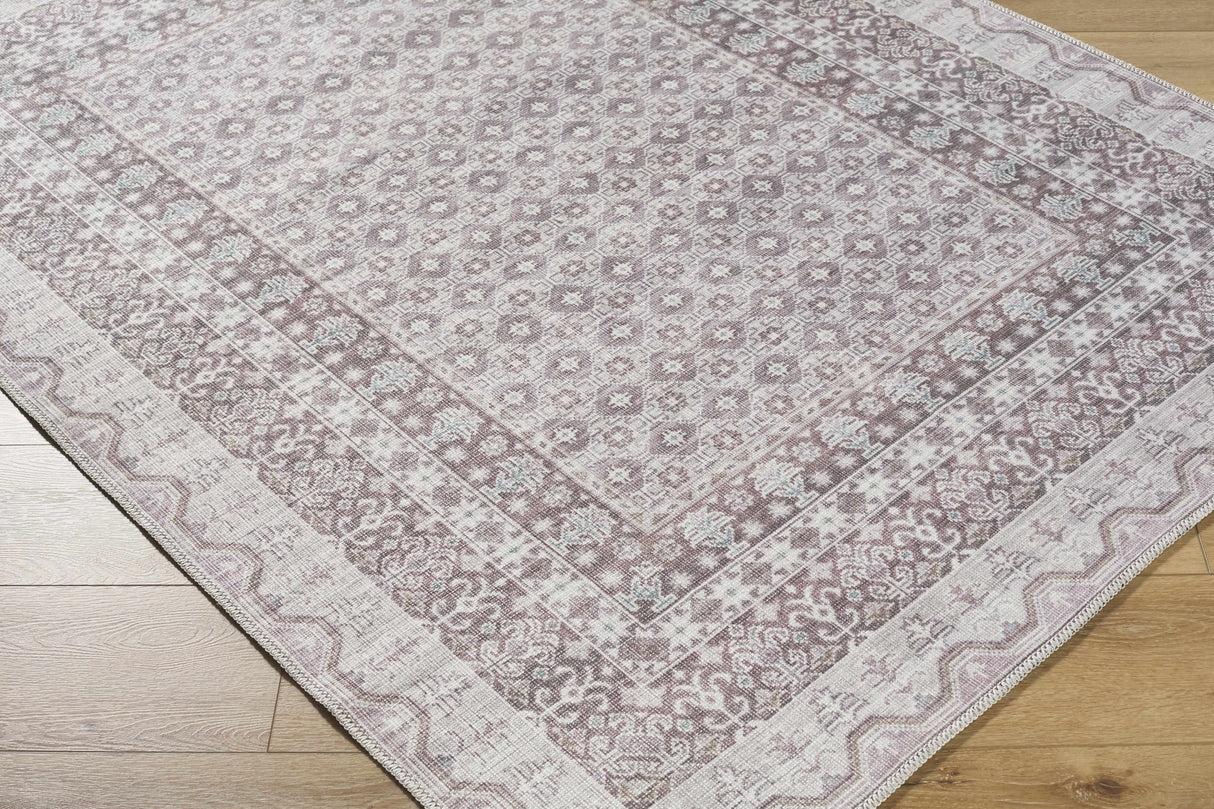 Rainier Brown Washable Rug | Our PNW Home X Livabliss