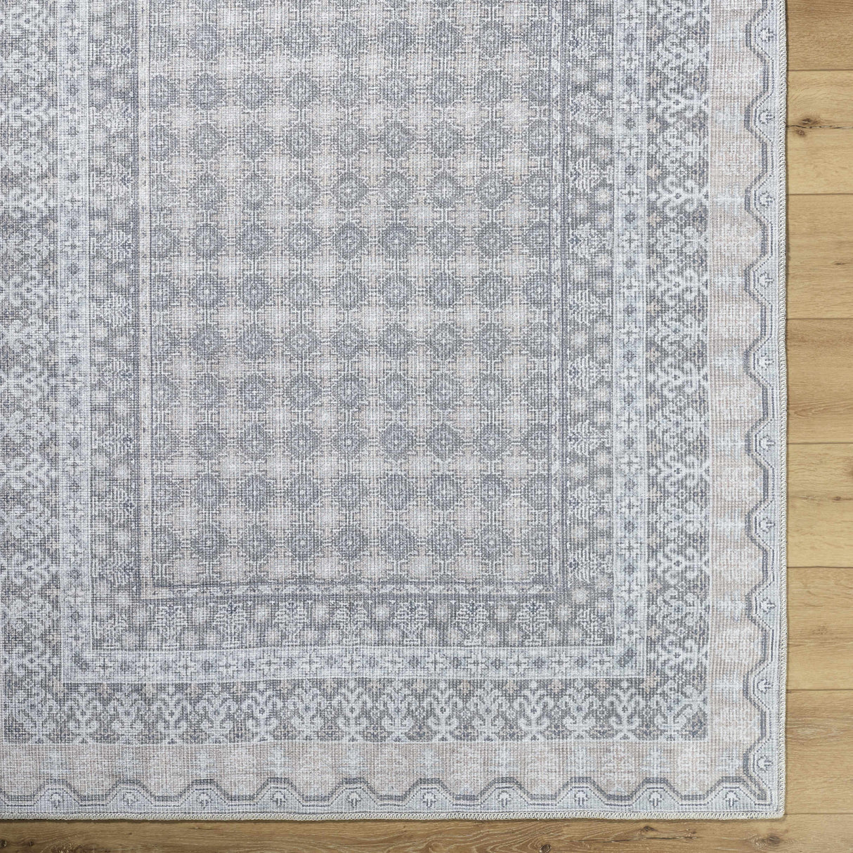 Rainier Blue Washable Rug | Our PNW Home X Livabliss