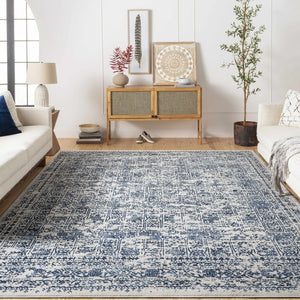 Michie Blue Area Rug - Clearance