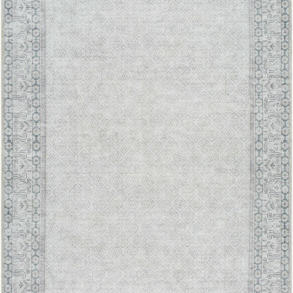 Rainier Cottage Border Gray Washable Rug | Our PNW Home X Livabliss