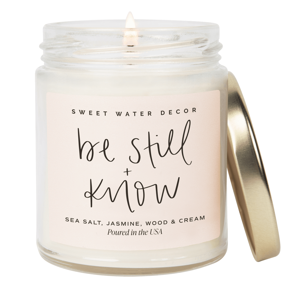 Sweet Water Decor Be Still and Know Soy Candle