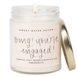 Sweet Water Decor OMG! You're Engaged! Soy Candle