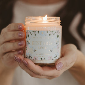 Sweet Water Decor Best Mom Ever Soy Patterned Candle - view 3