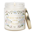 Sweet Water Decor Best Mom Ever Soy Patterned Candle