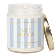Sweet Water Decor Salt and Sea Soy Patterned Candle