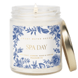 Sweet Water Decor Spa Day Soy Patterned Candle