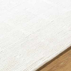 Charan Ivory Cream Area Rug