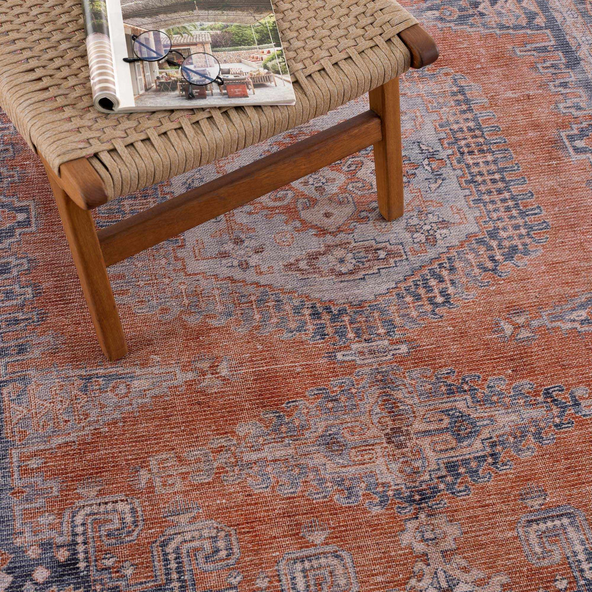 Boutique Rugs Taber Burnt Orange Persian Style Rug - view 5