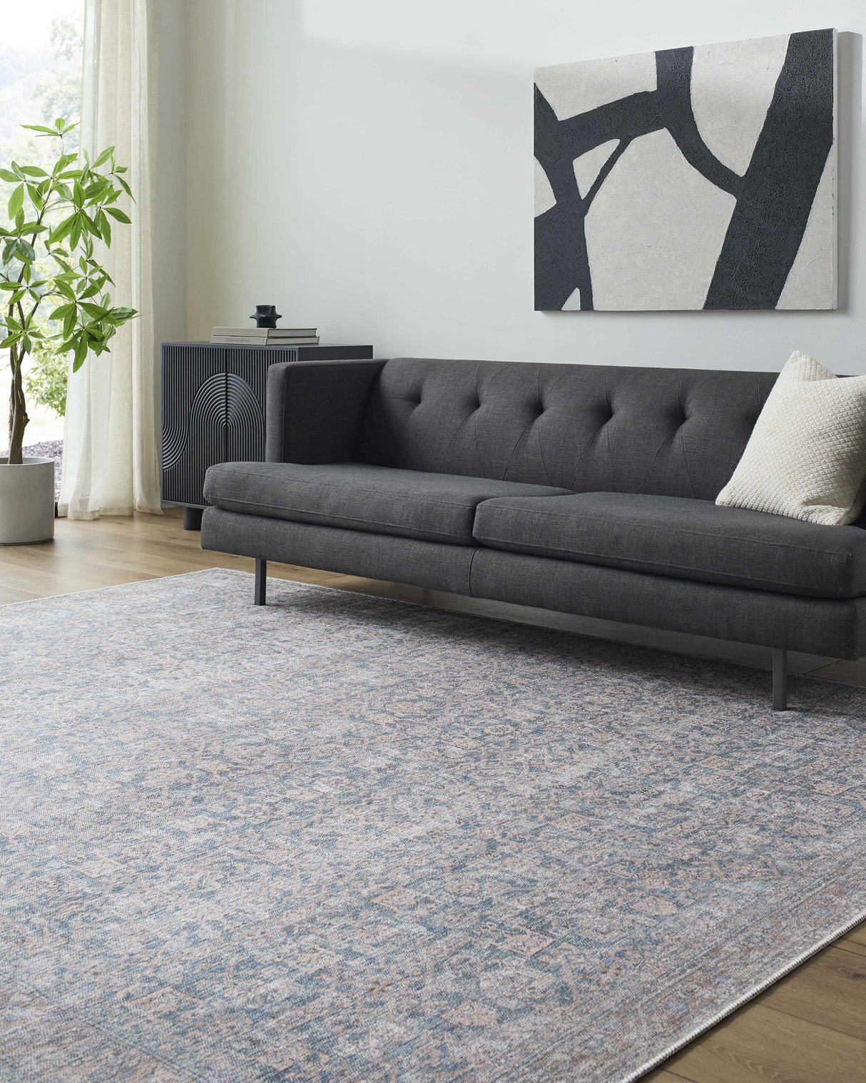 Crevan Washable Area Rug
