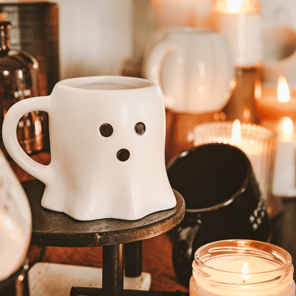 Ghost Face 12oz Figurine Coffee Mug