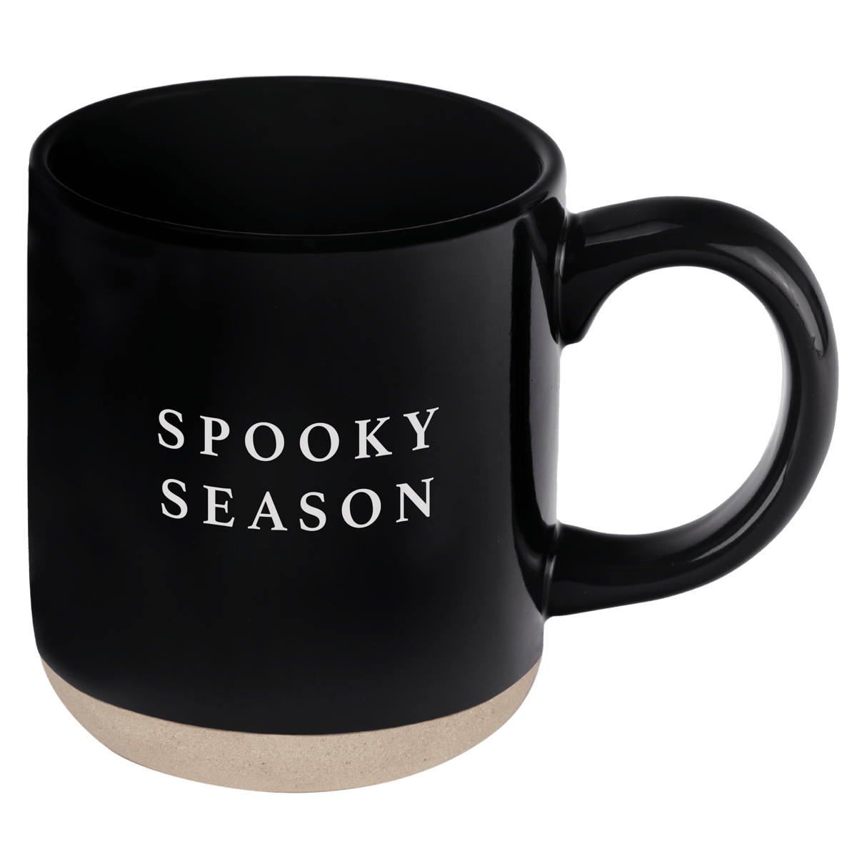 Spooky Season 14oz Black Stoneware Coffee Mug