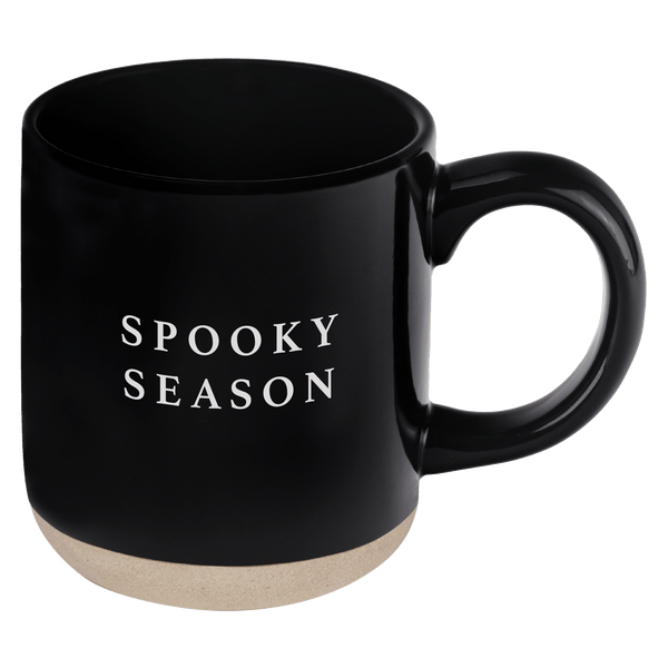 Spooky Season 14oz Black Stoneware Coffee Mug