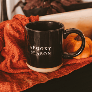 Spooky Season 14oz Black Stoneware Coffee Mug