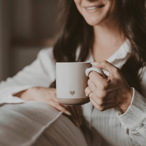 Heart 14oz Stoneware Coffee Mug