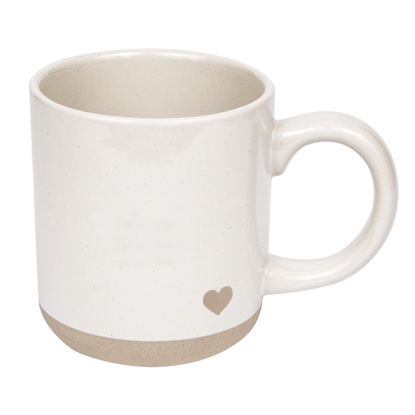 Heart 14oz Stoneware Coffee Mug