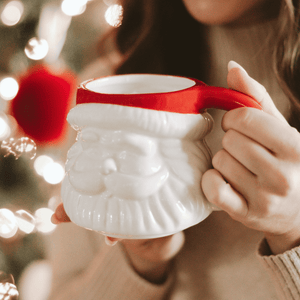 Red Hat Santa 19oz. Figurine Coffee Mug