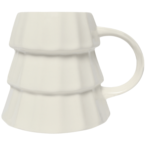 Cream Tree 17oz Figurine Coffee Mug