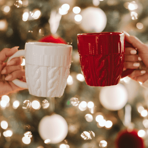 Red Sweater 18oz. Figurine Coffee Mug