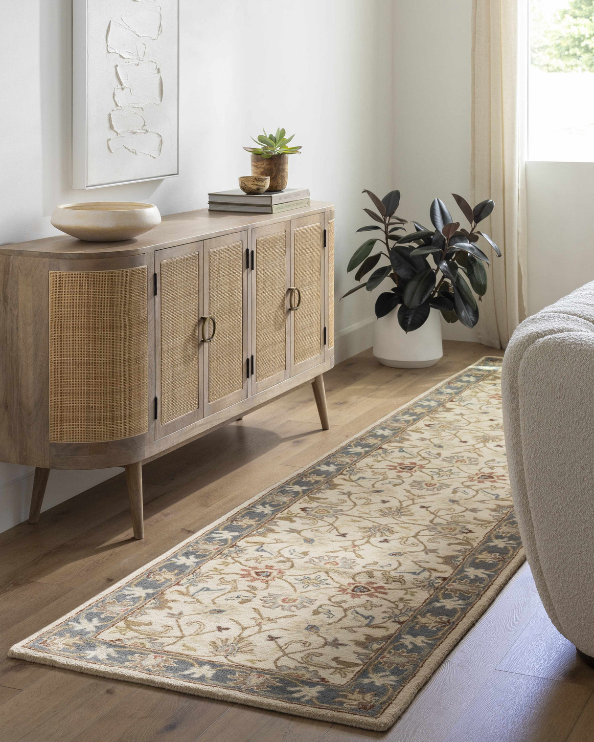 Cherryfield 1125 Yellow&Sage Wool Rug