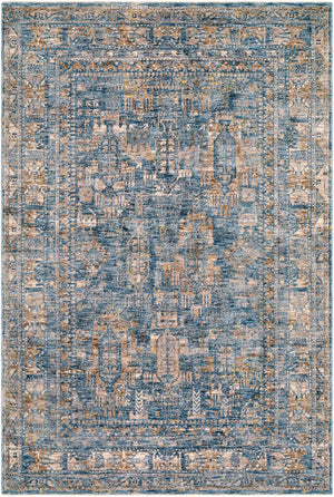 Mirabel Denim Blue Traditional Rug