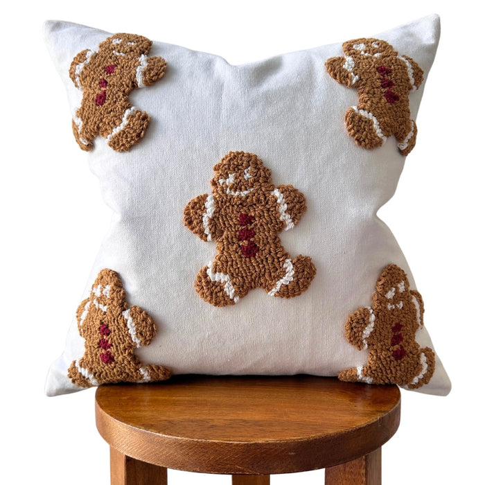 Busa Designs Mini Gingerbread Pillow Cover