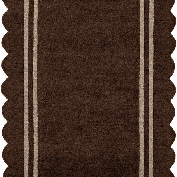 Chogan Chocolate Brown Area Rug