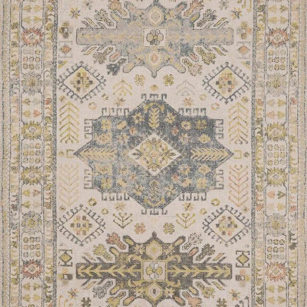Chaela Ivory & Olive Area Rug