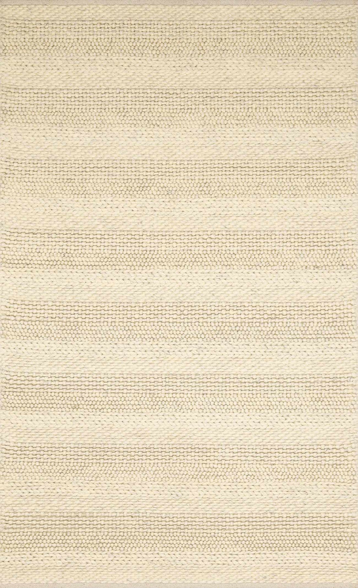 Clarke Beige Textured Wool Rug