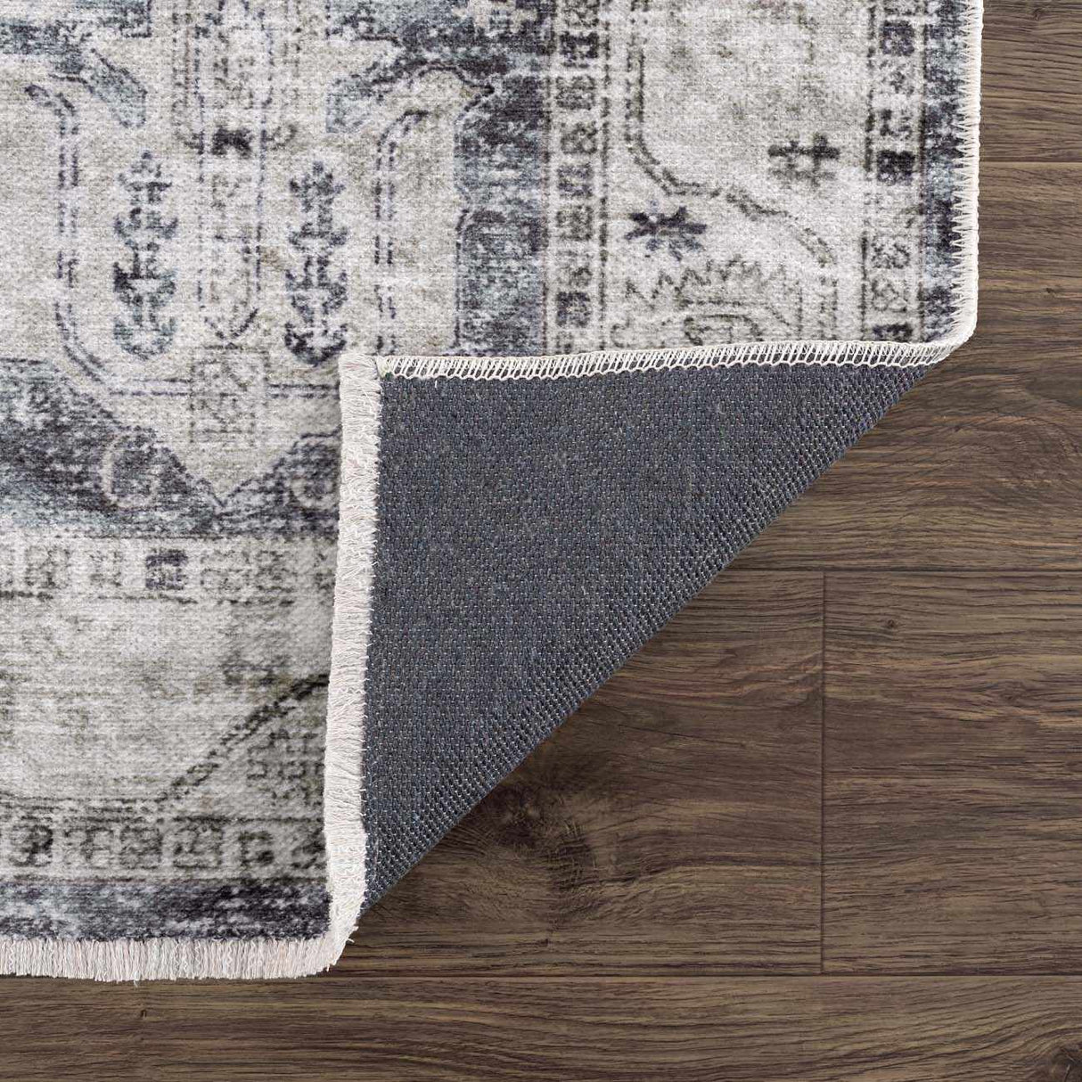 Off White Holi-4602 Washable Area Rug - Clearance