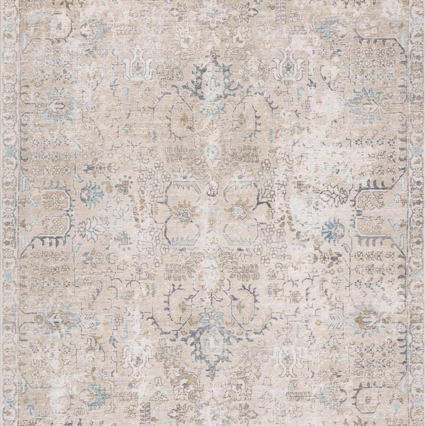 Beige Holi-4600 Washable Area Rug - Clearance
