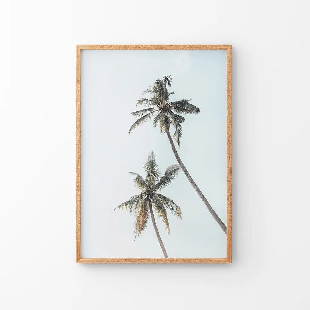 California Tropical Themed Wall Decor. Large Palm Trees