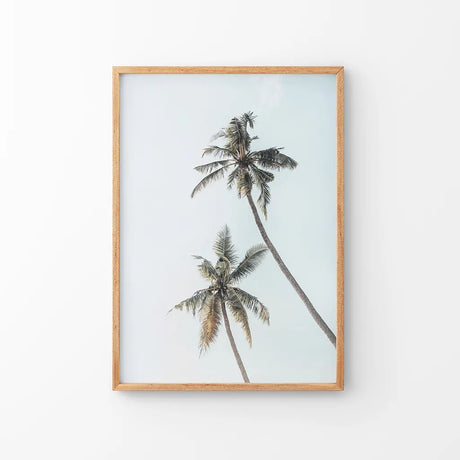 California Tropical Themed Wall Decor. Large Palm Trees