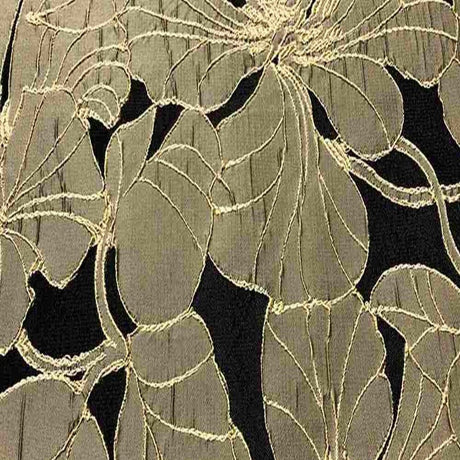 Cambridge Floral Jacquard Tablecloth – Black
