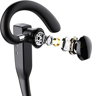 Bluetooth 5.1 Wireless Headset Noise Cancelling Hands Free Earphone