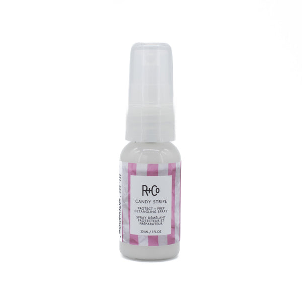 R+Co Candy Stripe Protect + Prep Detangling Spray 1oz - New