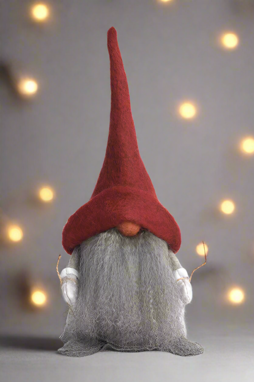 Tomte Gnome - Carl with Red Cap