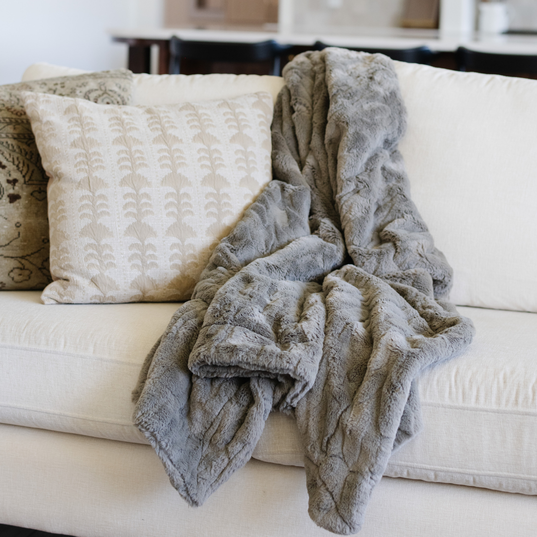 Faux Fur Throw Blankets