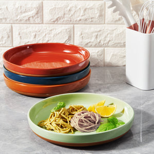 Khen Site Tonal Ceramic Flat Bowls - view 2