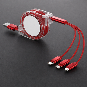 3-in-1 USB Cable – Fast Charging iPhone, Type-C & Micro USB for Android Devices