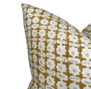 Pahari Pillow Cover in Saffron by Walter G Textiles
