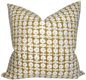 Pahari Pillow Cover in Saffron by Walter G Textiles