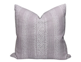 Miguel Pillow Cover in Lavender, McLaurin + Piercy Textiles