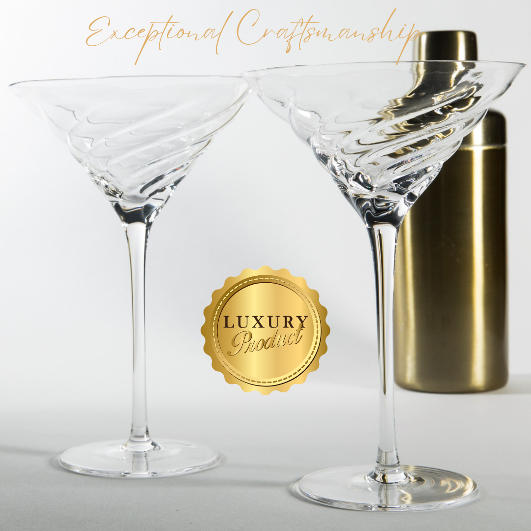 Vortex Martini Glass