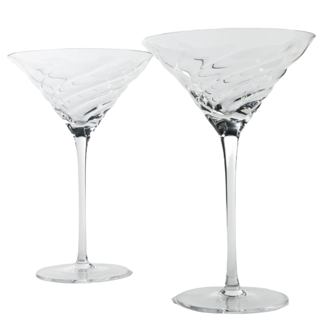 Vortex Martini Glass
