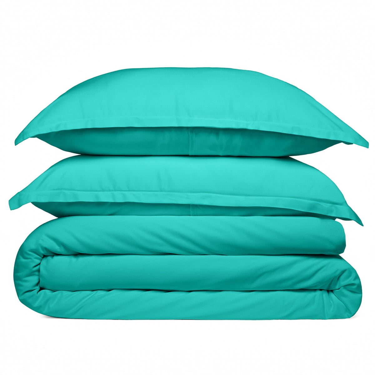 Cosy House Collection 100% Bamboo Duvet Cover Set in Turquoise