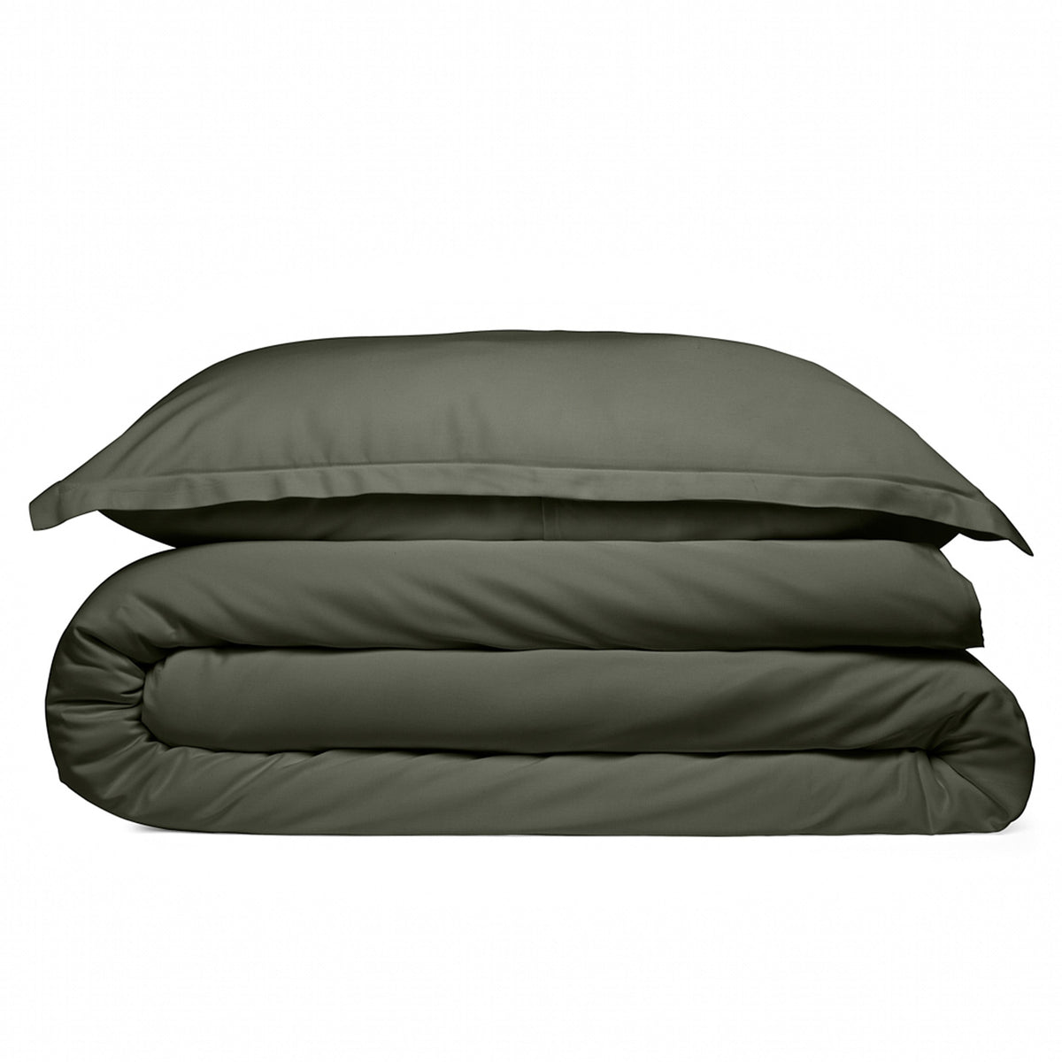 Cosy House Collection 100% Bamboo Duvet Cover Set in Grey - view 2