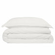 Cosy House Collection 100% Bamboo Duvet Cover Set in White - view 2